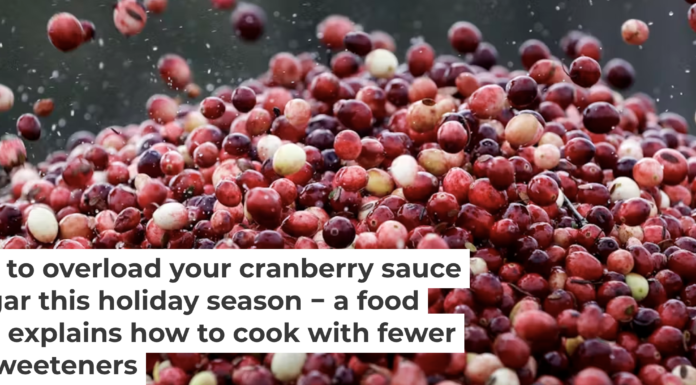 Fall means cranberry season − and sweet seasonal holiday dishes. AP Photo/Sergei Grits